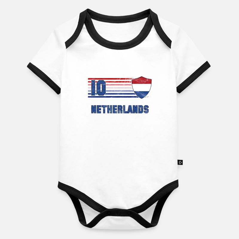Netherlands Organic Baby Contrasting Bodysuit