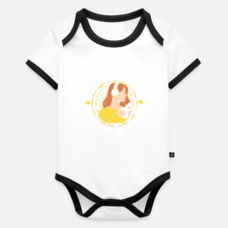 Ingénieur du son Tontechniker Body Bébé bio contrasté manches courtes