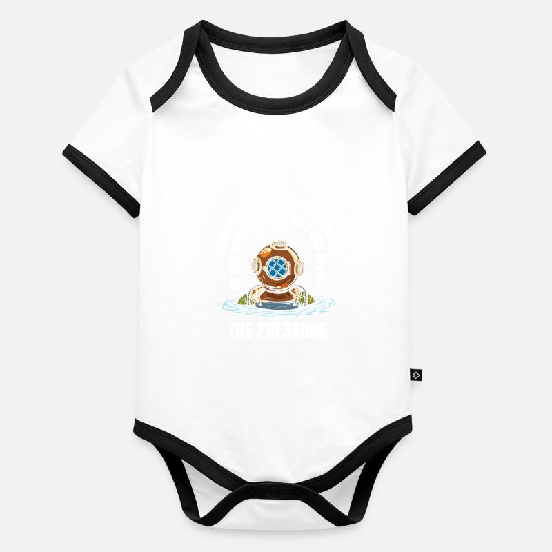 Plongée sous-marine Plongeurs Plongée Body Bébé bio contrasté manches courtes