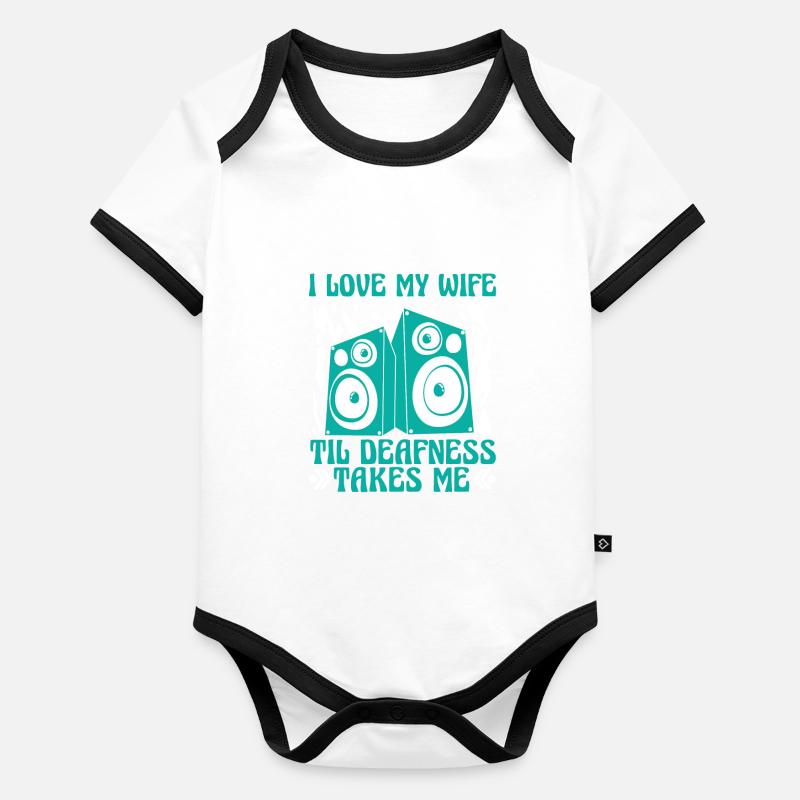 Tontechniker Sound Audio Engineer Organic Baby Contrasting Bodysuit