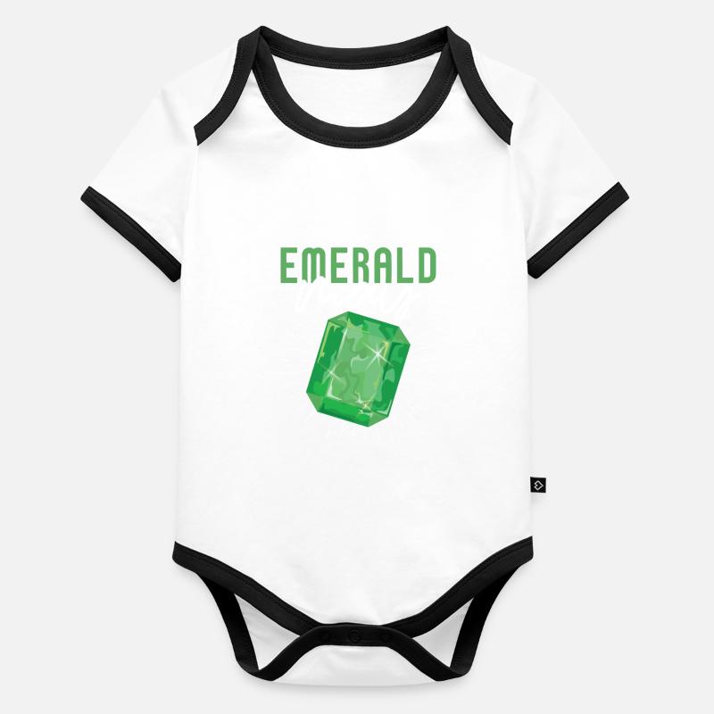 Schürfer Baby Bio-Kurzarm-Kontrastbody