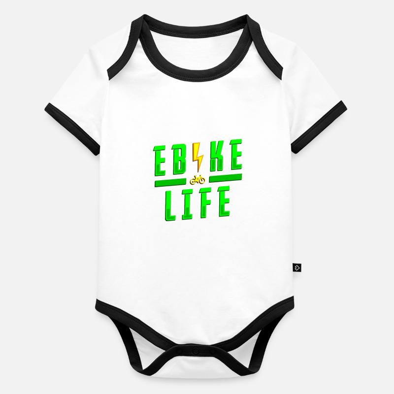 Vélo électrique E Bike Body Bébé bio contrasté manches courtes