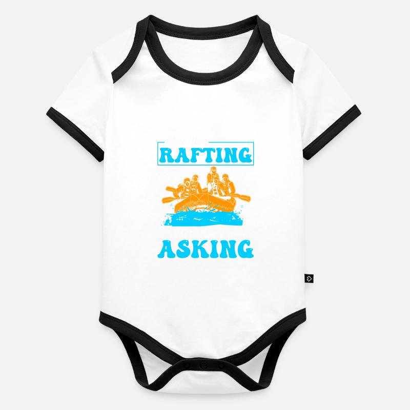 Rafting Rafting en eau vive Body Bébé bio contrasté manches courtes