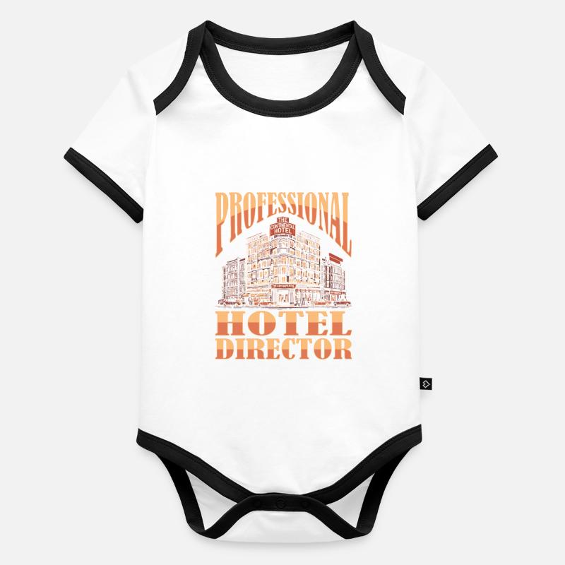 Hotel Manager Organic Baby Contrasting Bodysuit