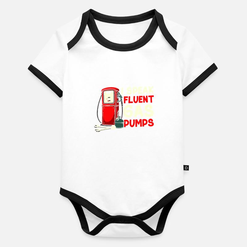 Pump attendant Organic Baby Contrasting Bodysuit