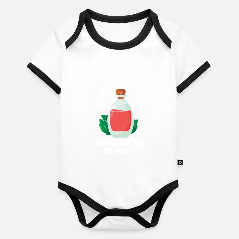 Homeopath Organic Baby Contrasting Bodysuit