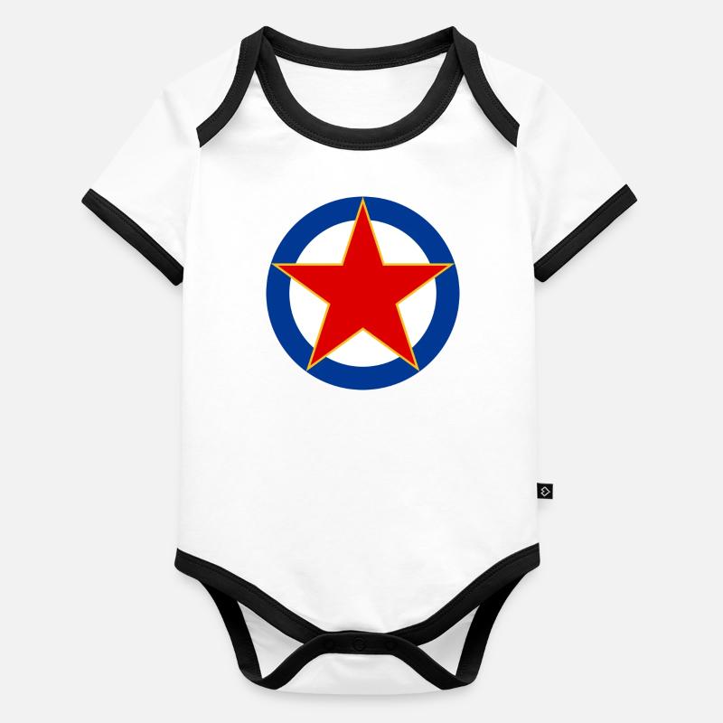 SFRJ Organic Baby Contrasting Bodysuit