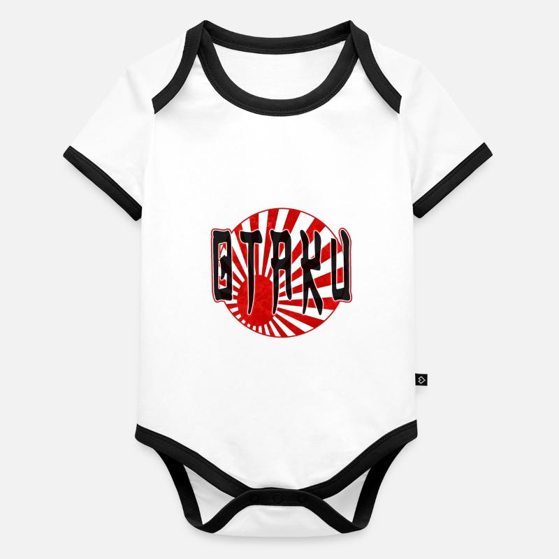 Otaku Baby Bio-Kurzarm-Kontrastbody