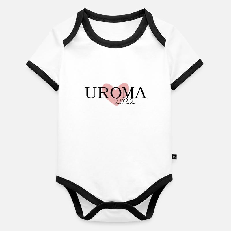 Uroma 2022 Baby Bio-Kurzarm-Kontrastbody