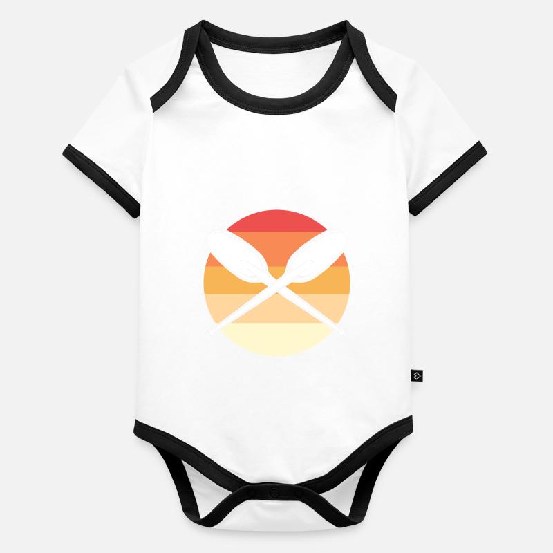 Kayaking Kayaking Organic Baby Contrasting Bodysuit