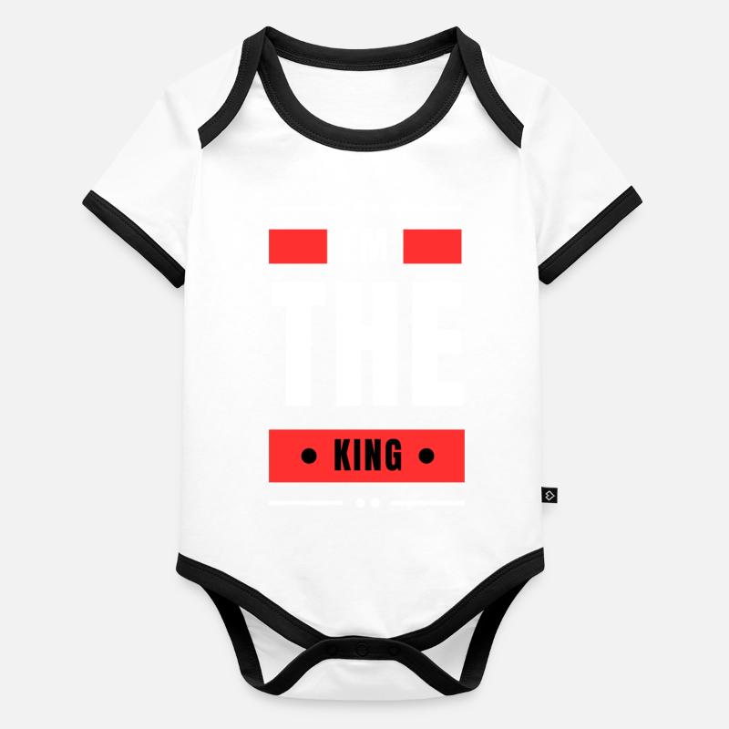 King Body Bébé bio contrasté manches courtes
