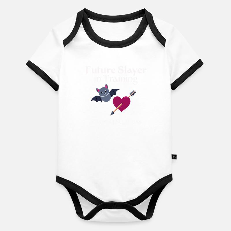 Future über Generationen hinweg Baby Bio-Kurzarm-Kontrastbody