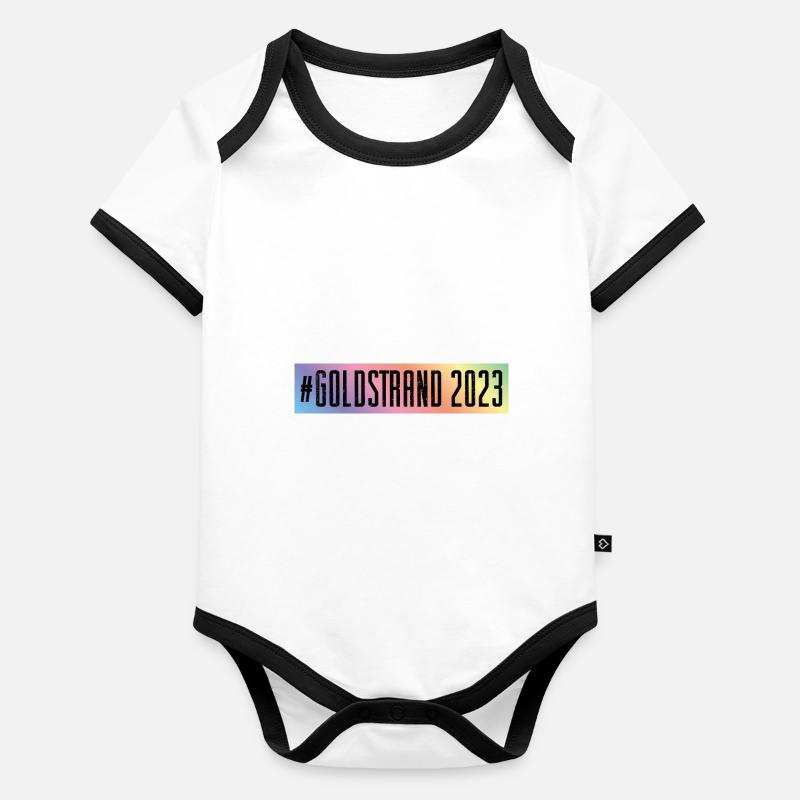 Golden Sands 2023 Organic Baby Contrasting Bodysuit