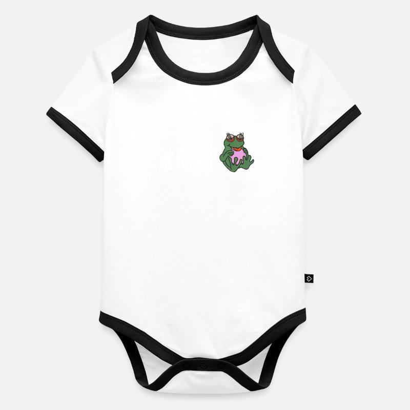 Psychedelic Research Volunteer Baby Bio-Kurzarm-Kontrastbody