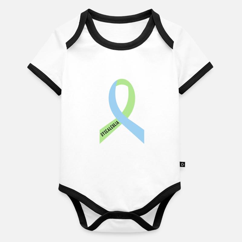 SPED Neurodiversité Dyscalculie Body Bébé bio contrasté manches courtes