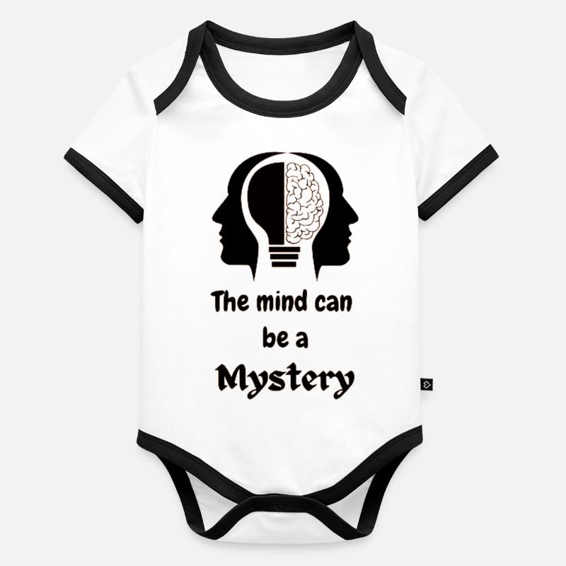 Der Geist kann ein Mysterium sein Baby Bio-Kurzarm-Kontrastbody