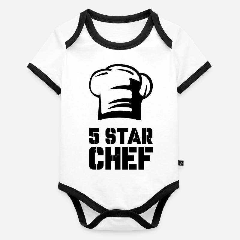 5 Star Chef Organic Baby Contrasting Bodysuit