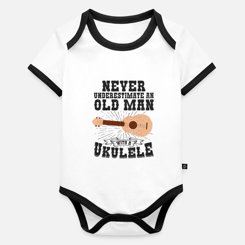 Ukulele Baby Bio-Kurzarm-Kontrastbody