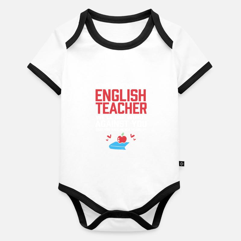 Grammatik Baby Bio-Kurzarm-Kontrastbody