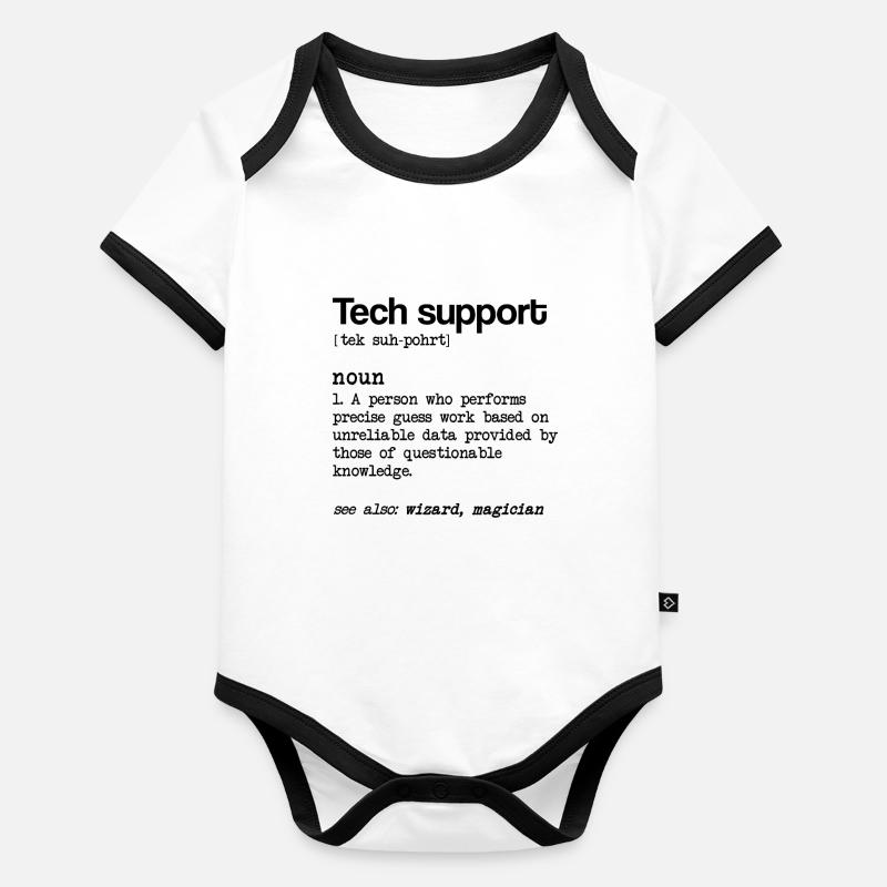 Technical support Definition of noun Technisc Organic Baby Contrasting Bodysuit