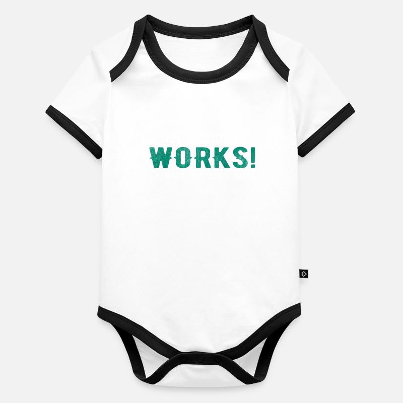 My Code Works I Have No Idea Why Body Bébé bio contrasté manches courtes