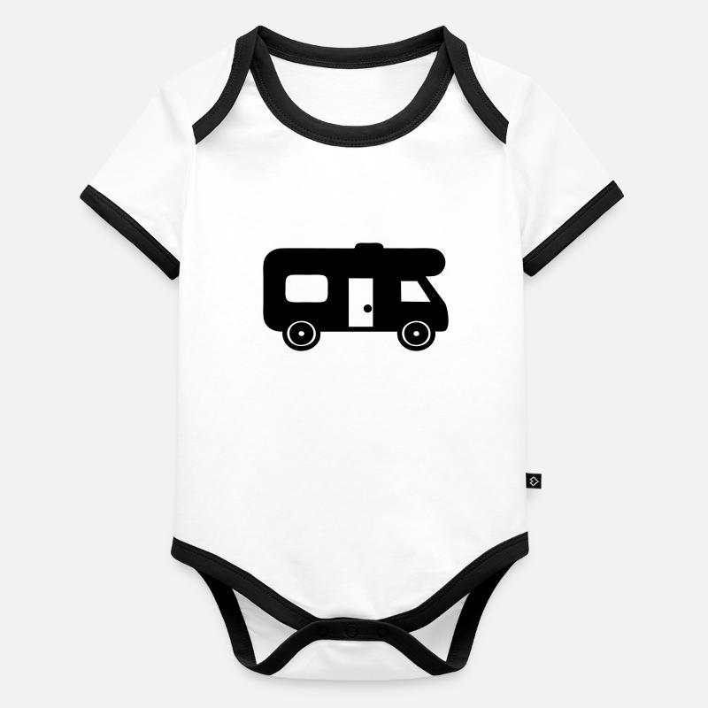 recreational vehicle Organic Baby Contrasting Bodysuit