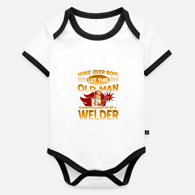 welder Organic Baby Contrasting Bodysuit