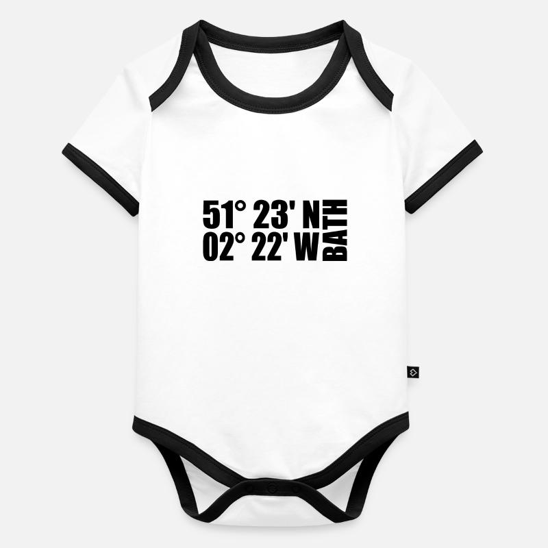 Coordonnées du bain Body Bébé bio contrasté manches courtes