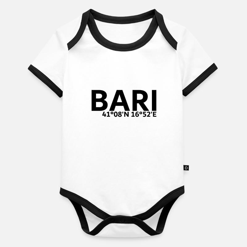 Coordonnées de Bari Body Bébé bio contrasté manches courtes