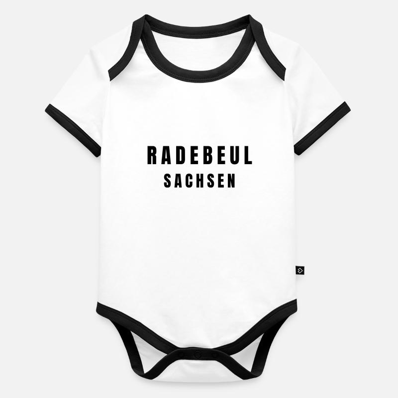Radebeul, Saxe Body Bébé bio contrasté manches courtes