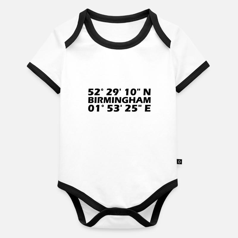 Coordonnées de Birmingham Body Bébé bio contrasté manches courtes