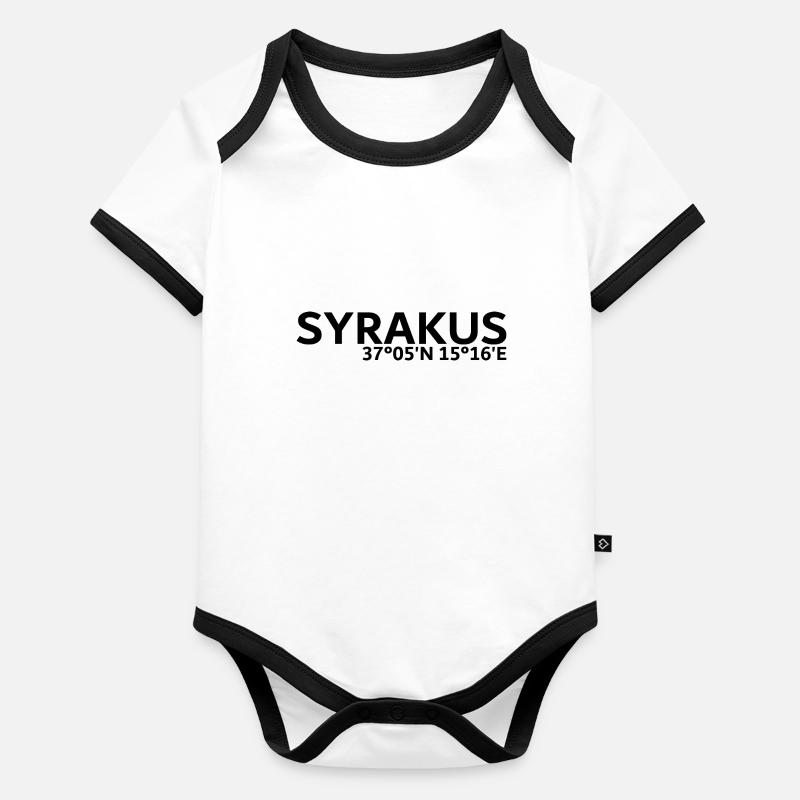 Coordonnées de Syracuse Body Bébé bio contrasté manches courtes