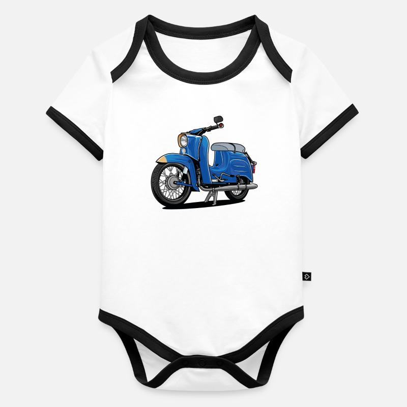 Schwalbe (Trude) // Illustration Baby Bio-Kurzarm-Kontrastbody