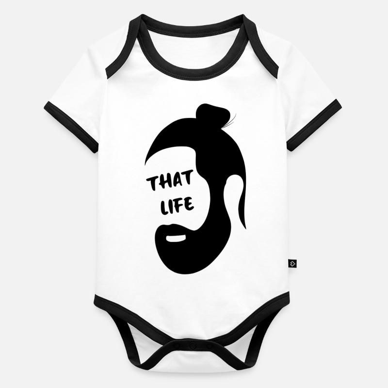 that life Baby Bio-Kurzarm-Kontrastbody