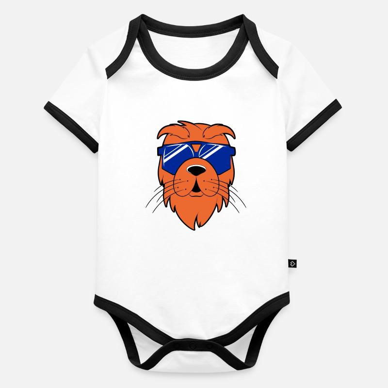 Soyez cool Body Bébé bio contrasté manches courtes