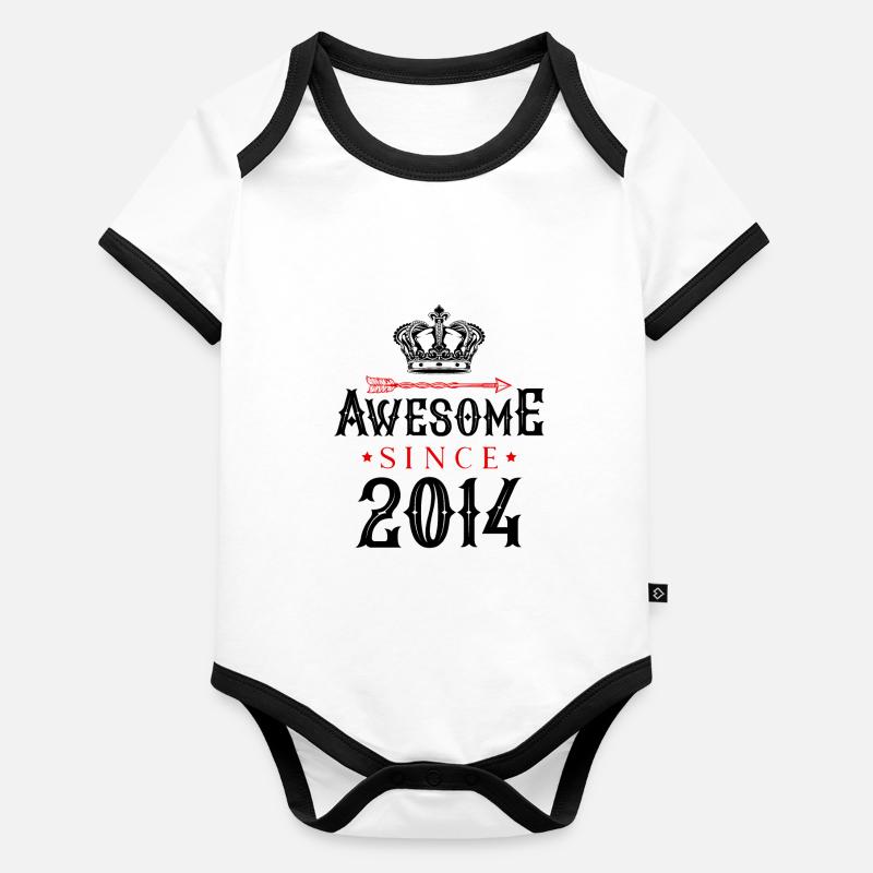 2014 awesome since Organic Baby Contrasting Bodysuit