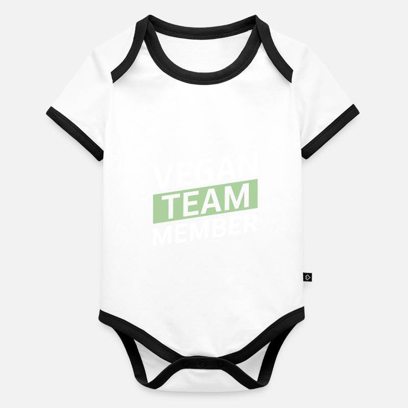 Vegan Team Organic Baby Contrasting Bodysuit