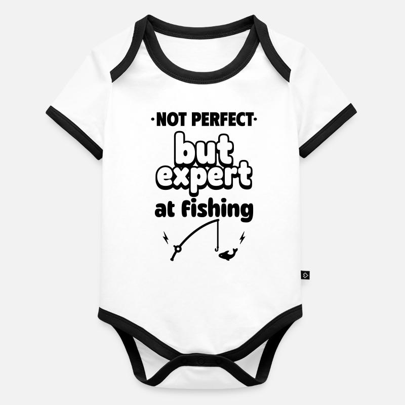 Mais expert en pêche Body Bébé bio contrasté manches courtes