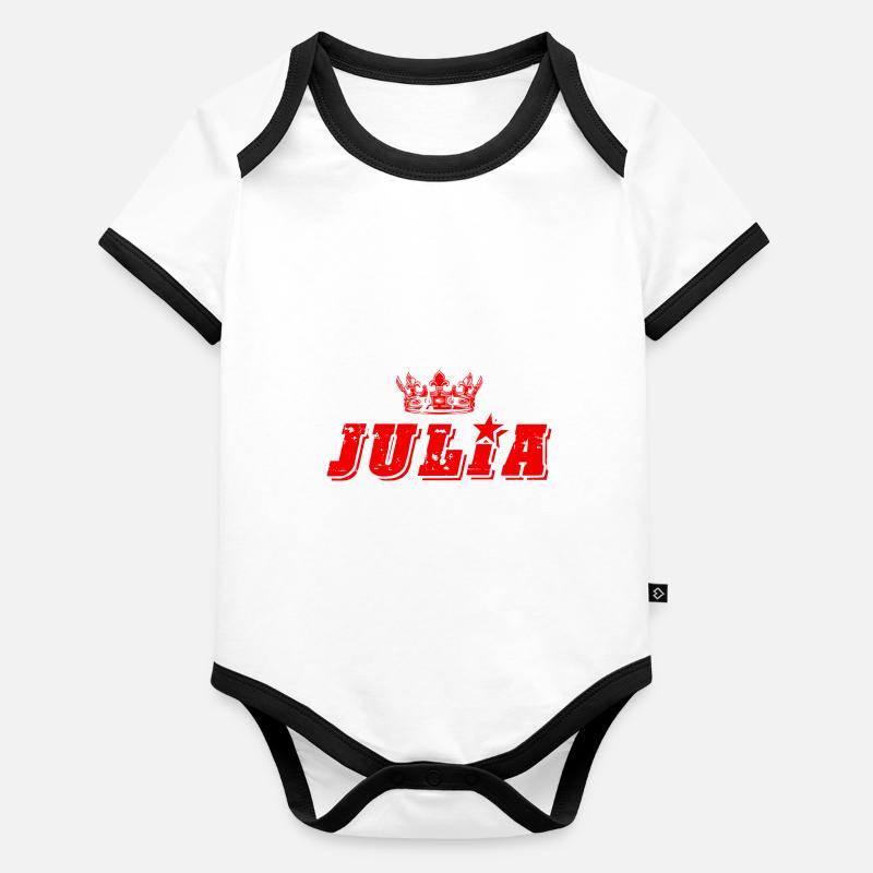 Juliet Organic Baby Contrasting Bodysuit