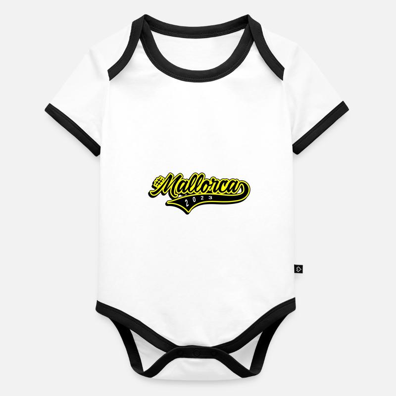 Mallorca 2023 Organic Baby Contrasting Bodysuit