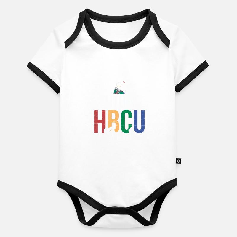 Future Hbcu graduate For Proud Organic Baby Contrasting Bodysuit