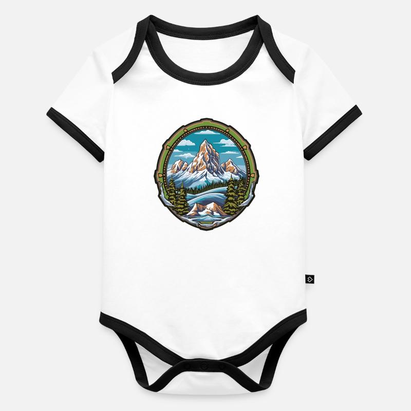 Mountaineering Organic Baby Contrasting Bodysuit