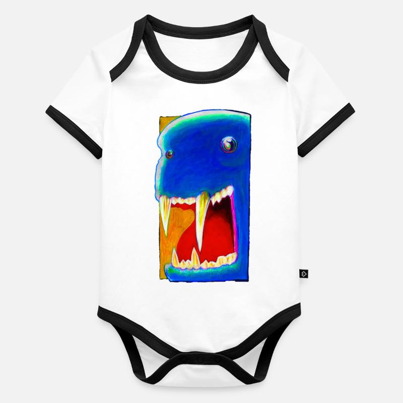 BLUe Organic Baby Contrasting Bodysuit