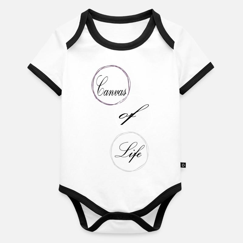 beauty tips funny quote written expression Organic Baby Contrasting Bodysuit