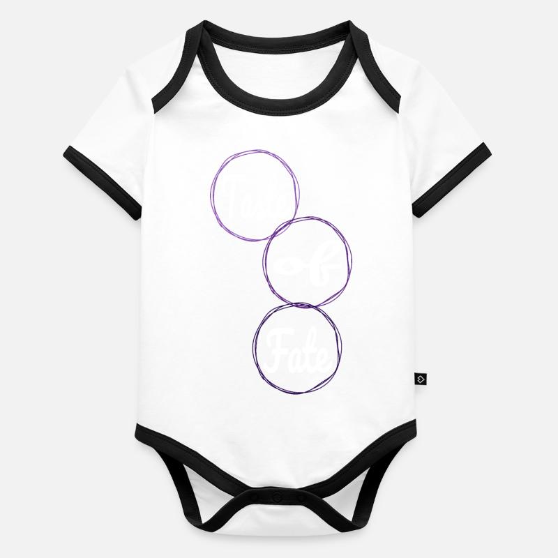 culinary craftsmanship embracing destiny Baby Bio-Kurzarm-Kontrastbody