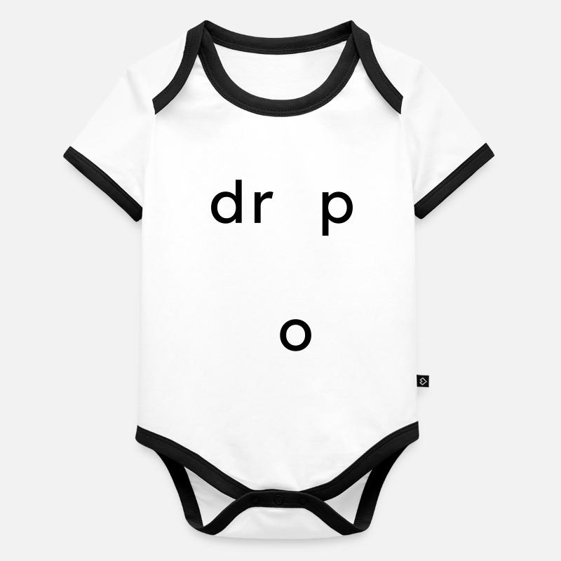 Drop Gift Organic Baby Contrasting Bodysuit