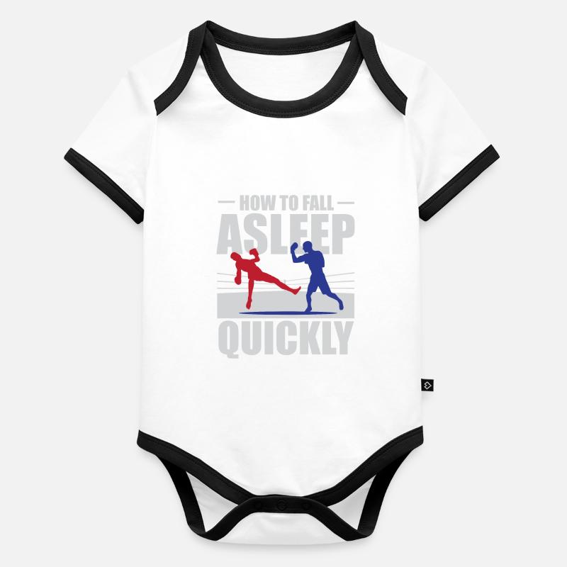 How to fall asleep quickly Organic Baby Contrasting Bodysuit