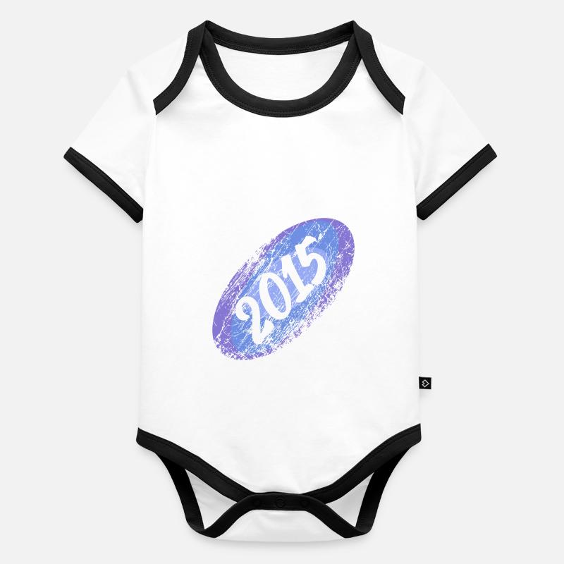 Witzig 2015 Baby Bio-Kurzarm-Kontrastbody