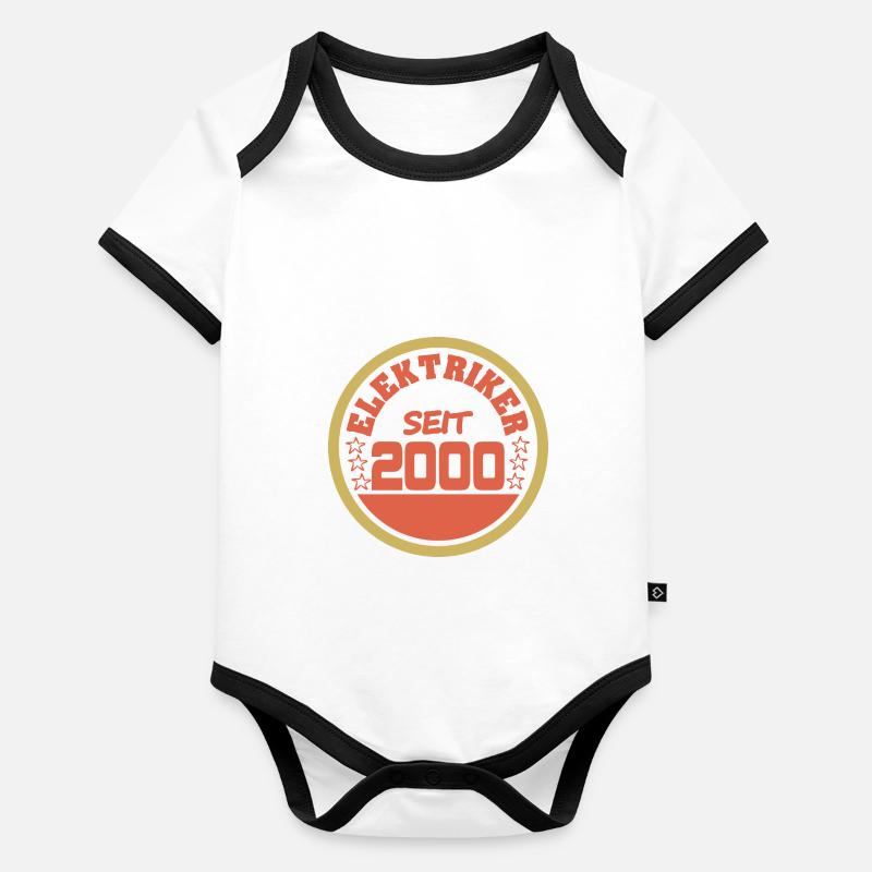 Witzig 2000 Baby Bio-Kurzarm-Kontrastbody