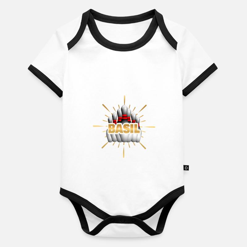 Basil Organic Baby Contrasting Bodysuit